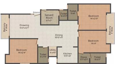Mansarovar Apartment 2D 1