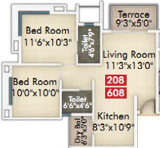 Midas Regency A Building 2D 2