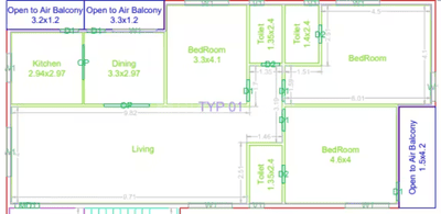 KBR Parnika Residency 2D 1