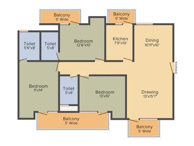 Dhingra Projects Blue Solitaire 2D 2