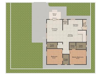 Fortune Doctor's Colony Ground Floor - 2D 1