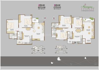 Image of 1331 Sq.ft 3 BHK Apartment / Flat for sale in Narayan Essenza, Bhayli, Vadodara for Rs. 5050000