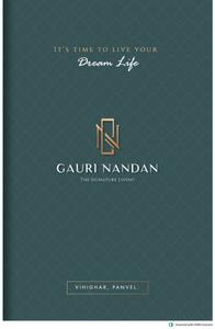 Image of 585 Sq.ft 1 BHK Apartment / Flat for sale in Namaha Gauri Nandan, Vihighar, Navi Mumbai for Rs. 3200000