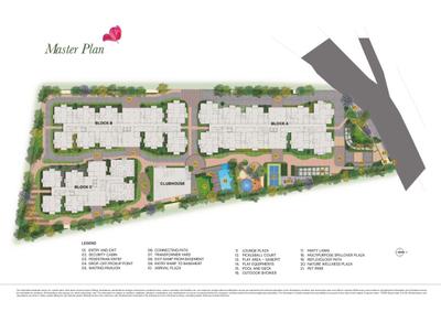 Image of 1600 Sq.ft 3 BHK Apartment / Flat for sale in Brigade Enclave, Erragadda, Hyderabad for Rs. 21000000