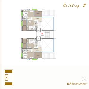Image of 3600 Sq.ft 4 BHK Apartment / Flat for sale in Baghban The Lifestyle, Pal, Surat for Rs. 19540000