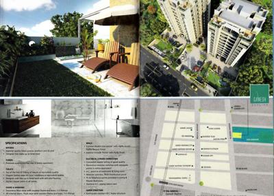 Image of 1710 Sq.ft 3 BHK Apartment / Flat for sale in Ganesh Skyline 2, Gota, Ahmedabad for Rs. 7200000