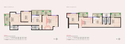 Image of 1418 Sq.ft 3 BHK Apartment / Flat for sale in Gurukrupa 7 Avenue, Kiwale, Pune for Rs. 8300000