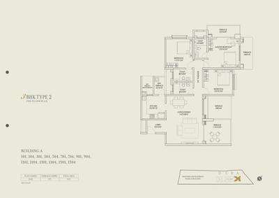Image of 2267 Sq.ft 4 BHK Apartment / Flat for sale in Kolte Patil 24k Sereno Building F, Baner, Pune for Rs. 36960000