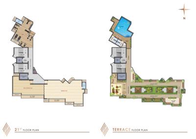 Image of 1070 Sq.ft 2 BHK Apartment / Flat for sale in Capitor 11, Kharghar, Navi Mumbai for Rs. 11000000