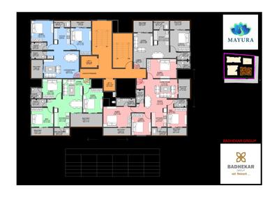 Image of 1115 Sq.ft 2 BHK Apartment / Flat for sale in Badhekar Mayura, Kothrud, Pune for Rs. 13000000