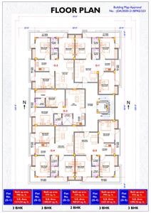Image of 969 Sq.ft 2 BHK Apartment / Flat for sale in Parth Sarthi Residency, Sunder Nagar, Jaipur for Rs. 4500000