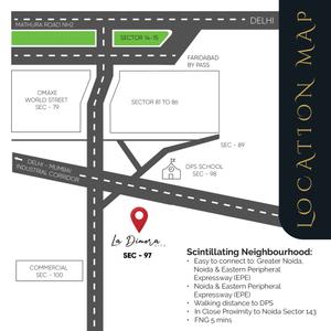 Image of 1170 Sq.ft Residential Plot / Land for sale in La Dimora City, Tajupur, Faridabad for Rs. 10400000