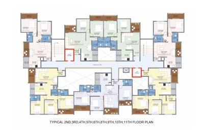 Image of 1012 Sq.ft 2 BHK Apartment / Flat for sale in Moraya Majestic, Moshi, Pune for Rs. 6850000