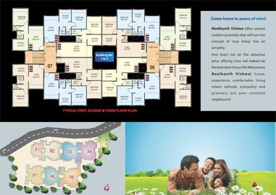 Image of 676 Sq.ft 1 BHK Apartment / Flat for sale in Neelkanth Vishwa, Panvel, Navi Mumbai for Rs. 4900000