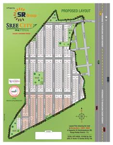 Image of 1399 Sq.ft Residential Plot / Land for sale in SR Sree City, Ibrahimpatnam, Hyderabad for Rs. 3340000
