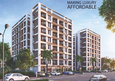 Image of 722 Sq.ft 2 BHK Apartment / Flat for sale in Vakratund Palms, Sevasi, Vadodara for Rs. 3500000