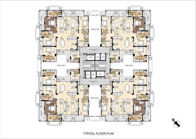 Image of 4825 Sq.ft 4 BHK Apartment / Flat for sale in Purvanchal Royal Atlantis Phase 1, Ahmamau, Lucknow for Rs. 49400000
