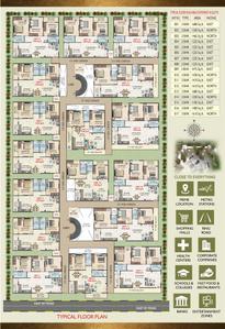 Image of 1399 Sq.ft 3 BHK Apartment / Flat for sale in Sri Sai Nandana Royal, Electronic City, Bengaluru for Rs. 7800000