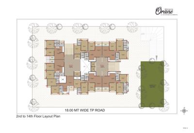 Image of 1215 Sq.ft 2 BHK Apartment / Flat for sale in Regalia Orane, Ghuma, Ahmedabad for Rs. 6300000