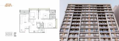 Image of 714 Sq.ft 2 BHK Apartment / Flat for sale in Utsav Aalayam, Naranpura, Ahmedabad for Rs. 8800000