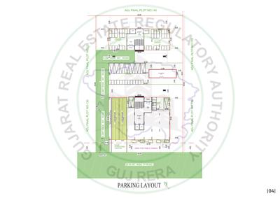 Image of 2313 Sq.ft 3 BHK Apartment / Flat for sale in Harinee Aalayam 2 By Hari Group, Sargasan, Gandhinagar for Rs. 9000000