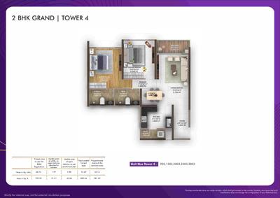 Image of 2379 Sq.ft 4 BHK Apartment / Flat for sale in Gera Developments Pvt Ltd Island of Joy, Upper Kharadi, Pune for Rs. 23500000