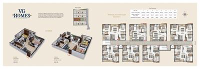 Image of 1100 Sq.ft 2 BHK Apartment / Flat for sale in VG Homes, Kompally, Hyderabad for Rs. 7800000