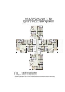 Image of 2250 Sq.ft 3 BHK Apartment / Flat for sale in Jaypee The Kalypso Court, Sector 128, Noida for Rs. 50000000