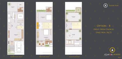 Image of 950 Sq.ft 3 BHK Independent House for sale in Bandhan Gulmohar Woods, Ghanteshwer, Rajkot for Rs. 7250000
