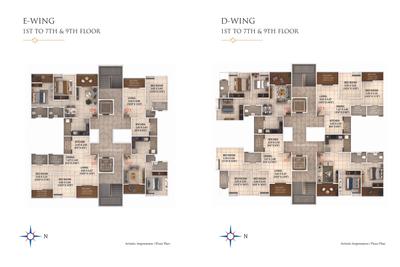 Image of 962 Sq.ft 2 BHK Apartment / Flat for sale in Bora Nova Stella, Kondhwa, Pune for Rs. 4950000