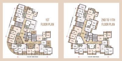 Image of 1150 Sq.ft 2 BHK Apartment / Flat for sale in S K Residency, Ulwe, Navi Mumbai for Rs. 10000002