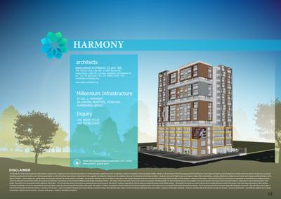 Image of 2070 Sq.ft 3 BHK Apartment / Flat for sale in Millennium Harmony, Juhapura, Ahmedabad for Rs. 13800000