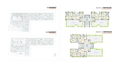 Image of 1710 Sq.ft 3 BHK Apartment / Flat for sale in Raj Hir Asha Sky, Sola, Ahmedabad for Rs. 12500000