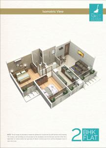 Image of 1050 Sq.ft 2 BHK Apartment / Flat for sale in Giriraj Nest, Kamothe, Navi Mumbai for Rs. 15500000