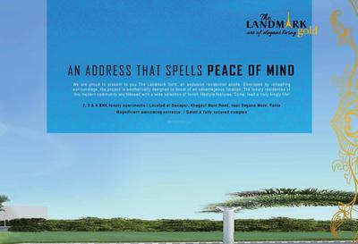 Image of 1350 Sq.ft 3 BHK Apartment / Flat for sale in VHP The Landmark Gold, Danapur, Patna for Rs. 13000000