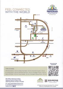 Image of 1800 Sq.ft 3 BHK Apartment / Flat for sale in Imperial Apartments, Dhakoli, Zirakpur for Rs. 12500000