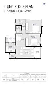 Image of 1077 Sq.ft 2 BHK Apartment / Flat for sale in Silver Astra, Hadapsar, Pune for Rs. 11500000