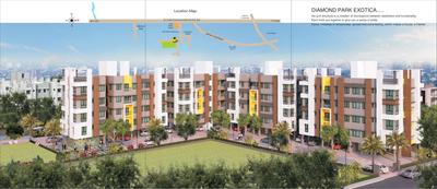 Image of 757 Sq.ft 2 BHK Apartment / Flat for sale in Diamond Park Exotica, Joka, Kolkata for Rs. 2950000