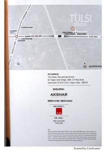 Image of 1440 Sq.ft 3 BHK Apartment / Flat for sale in Akshar Tulsi Status, Vaishno Devi Circle, Ahmedabad for Rs. 6300000