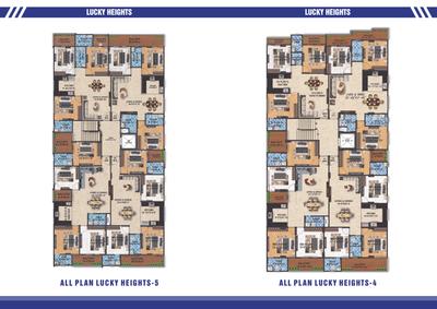 Image of 1950 Sq.ft 4 BHK Apartment / Flat for sale in Lucky Heights 4, Vaishali Nagar, Jaipur for Rs. 16100000