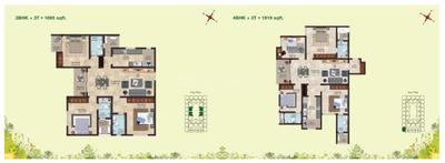 Image of 1423 Sq.ft 2 BHK Apartment / Flat for sale in Casagrand Aldea, Karapakkam, Chennai for Rs. 12500000