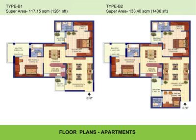 Image of 1435 Sq.ft 2.5 BHK Apartment / Flat for sale in Divine Meadows, Sector 108, Noida for Rs. 23000000