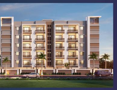Image of 1600 Sq.ft 3 BHK Apartment / Flat for sale in Jagannath Sai Prateek, Ghatikia, Bhubaneswar for Rs. 9600000