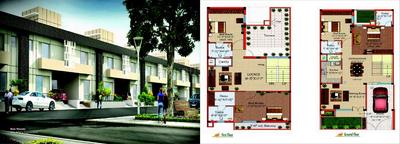 Image of 1325 Sq.ft 2 BHK Apartment / Flat for sale in Omega Orchid Heights, Mahanagar, Lucknow for Rs. 8500000