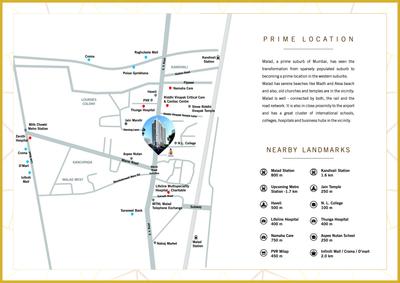 Image of 600 Sq.ft 2 BHK Apartment / Flat for sale in Sahakar Avenue, Malad West, Mumbai for Rs. 17000000