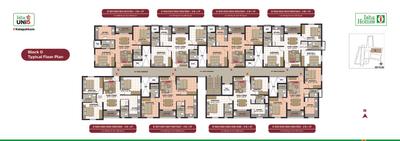 Image of 930 Sq.ft 2 BHK Apartment / Flat for sale in Isha Uni5, Nedumgundram, Chennai for Rs. 6720000