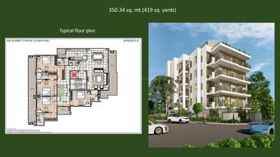 Image of 2700 Sq.ft 4 BHK Builder Floor for sale in DLF Independent Floors At Dlf Gardencity Sector 91 92, Sector 92, Gurgaon for Rs. 32000000