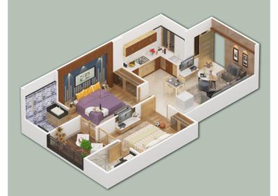 Image of 1200 Sq.ft 3 BHK Apartment / Flat for sale in Ruheen Saar, Karolan Ka Barh, Jaipur for Rs. 6800000