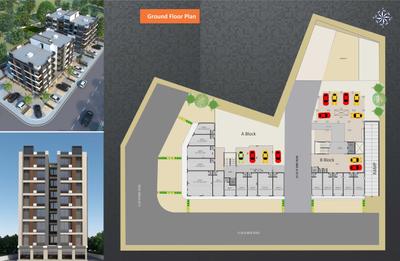 Image of 1800 Sq.ft 3 BHK Apartment / Flat for sale in Harshdip Avadh Elegance, Bopal, Ahmedabad for Rs. 6800000
