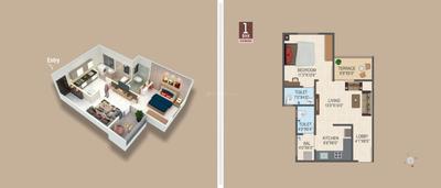 Image of 1150 Sq.ft 3 BHK Apartment / Flat for sale in Swaraaj Heights, Punawale, Pune for Rs. 12000000